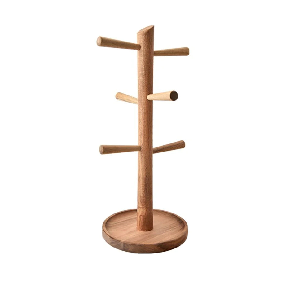 Kitchen Coffee Mug Holder Tree Coffee Cup Dryer with 6 Hooks