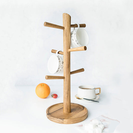 Kitchen Coffee Mug Holder Tree Coffee Cup Dryer with 6 Hooks