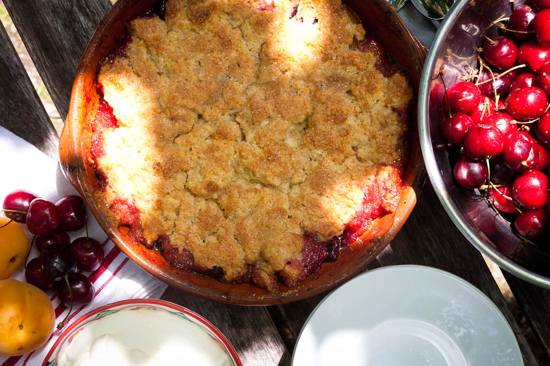 Easy Cherry Cobbler