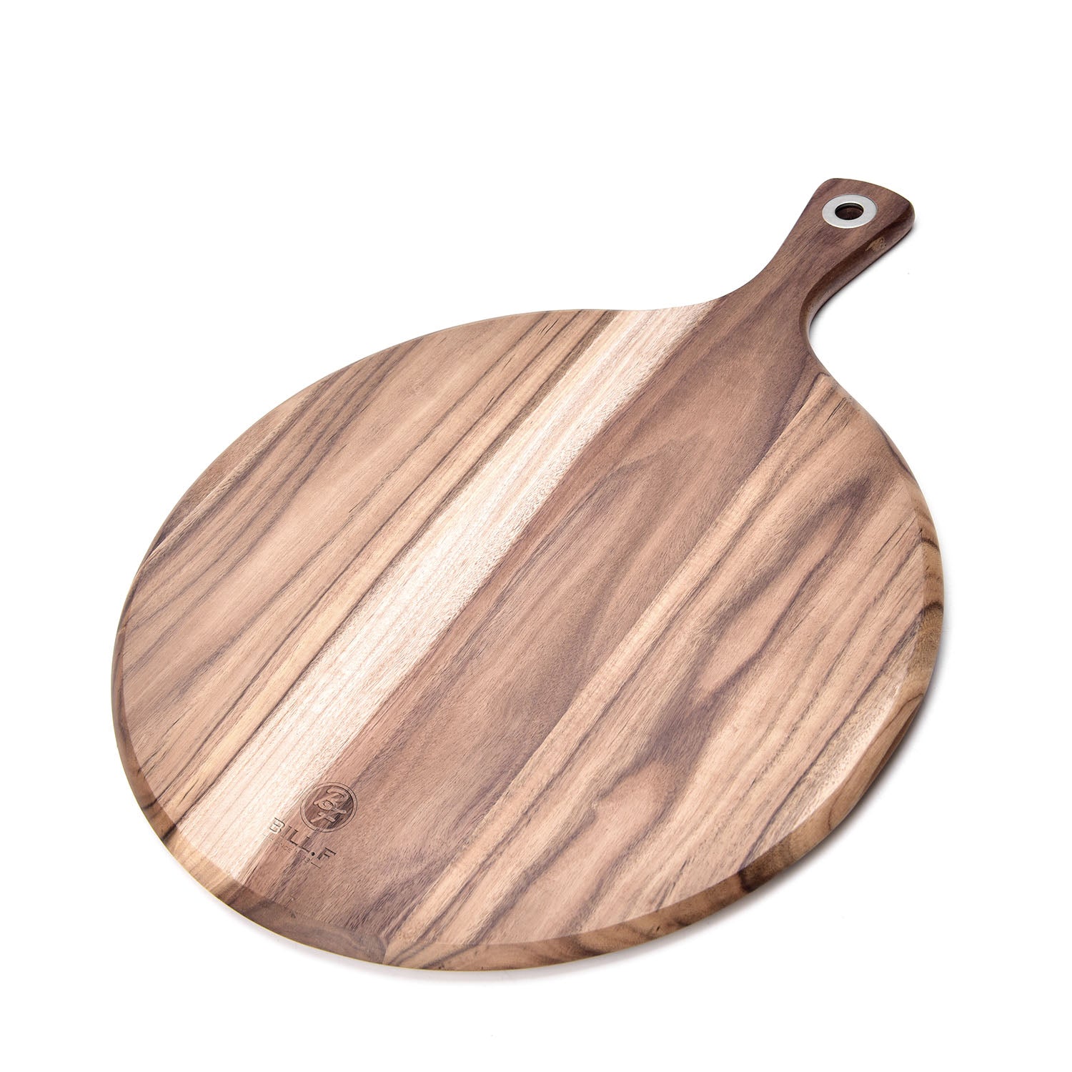 BILL.F Acacia Wood Cutting Board with Handle Small Size Long Wooden  Charcuterie Board Paddle Cheese Board Serving Boards for Kitchen Meat