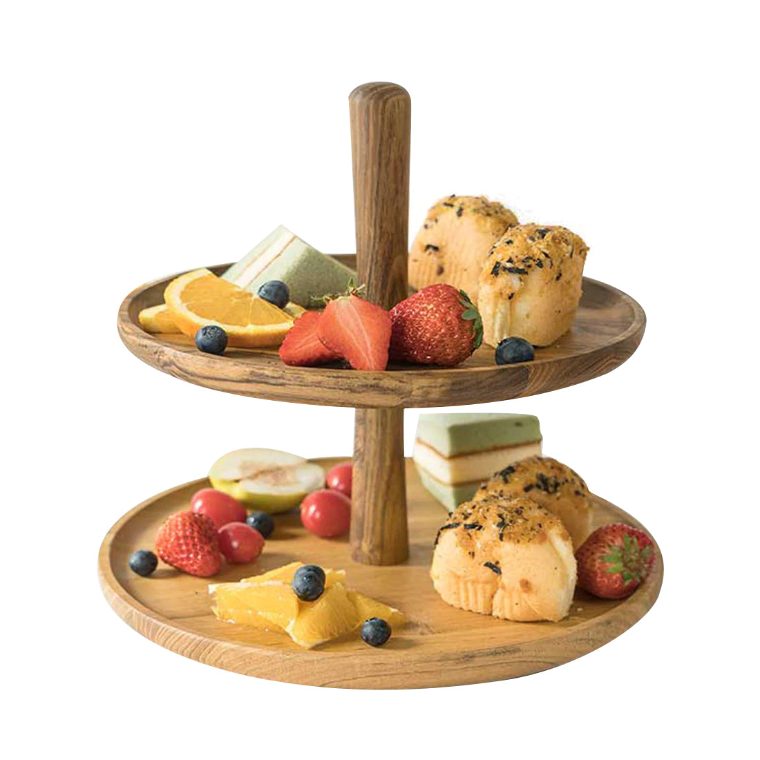 Max 50% off - 2-Tier Cake Stand Dessert Plates for Birthday Tea Party Wedding