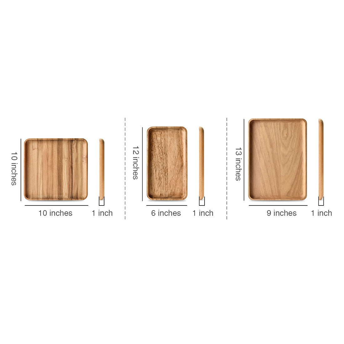 Max 50% off - Rectangular Wooden Tray Cheese Plates Teak Platter for Food Party