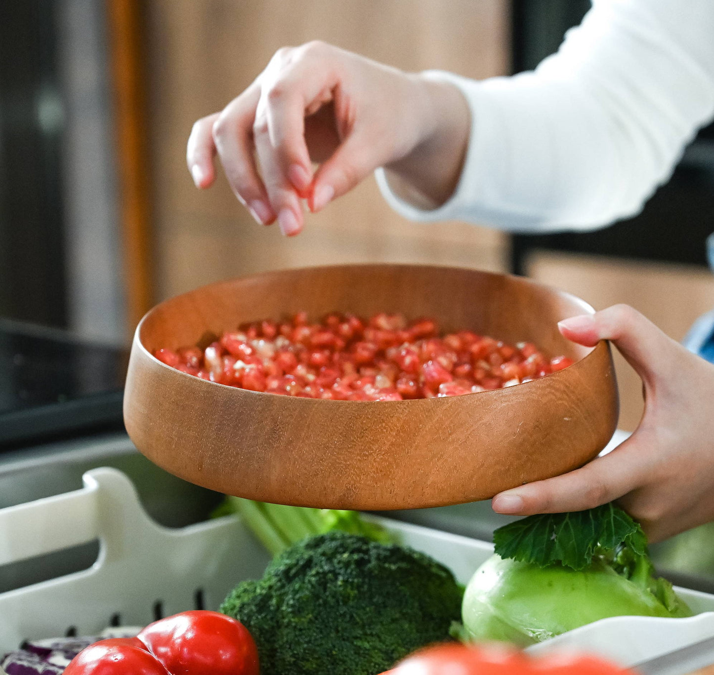 Max 50% off - Wooden Serving Bowl for Fruits or Salads Wooden Single Bowl