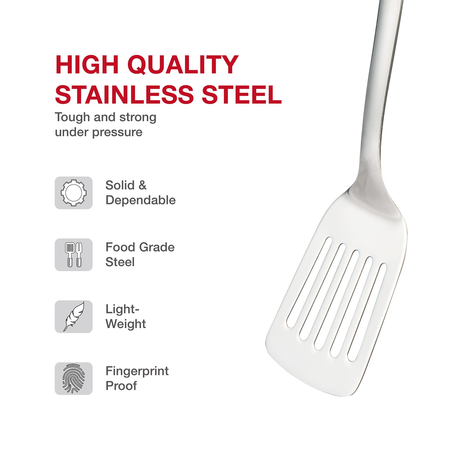 5 Piece Stainless Steel Utensil & Kitchen Tool Set by ZUCCOR