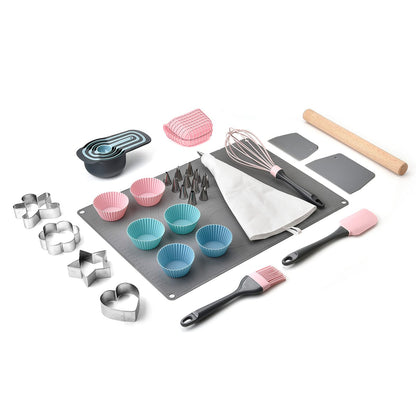 Max 50% off - 36 PCS Baking Utensils Set Baking Set for Kids Teens Adult Beginner