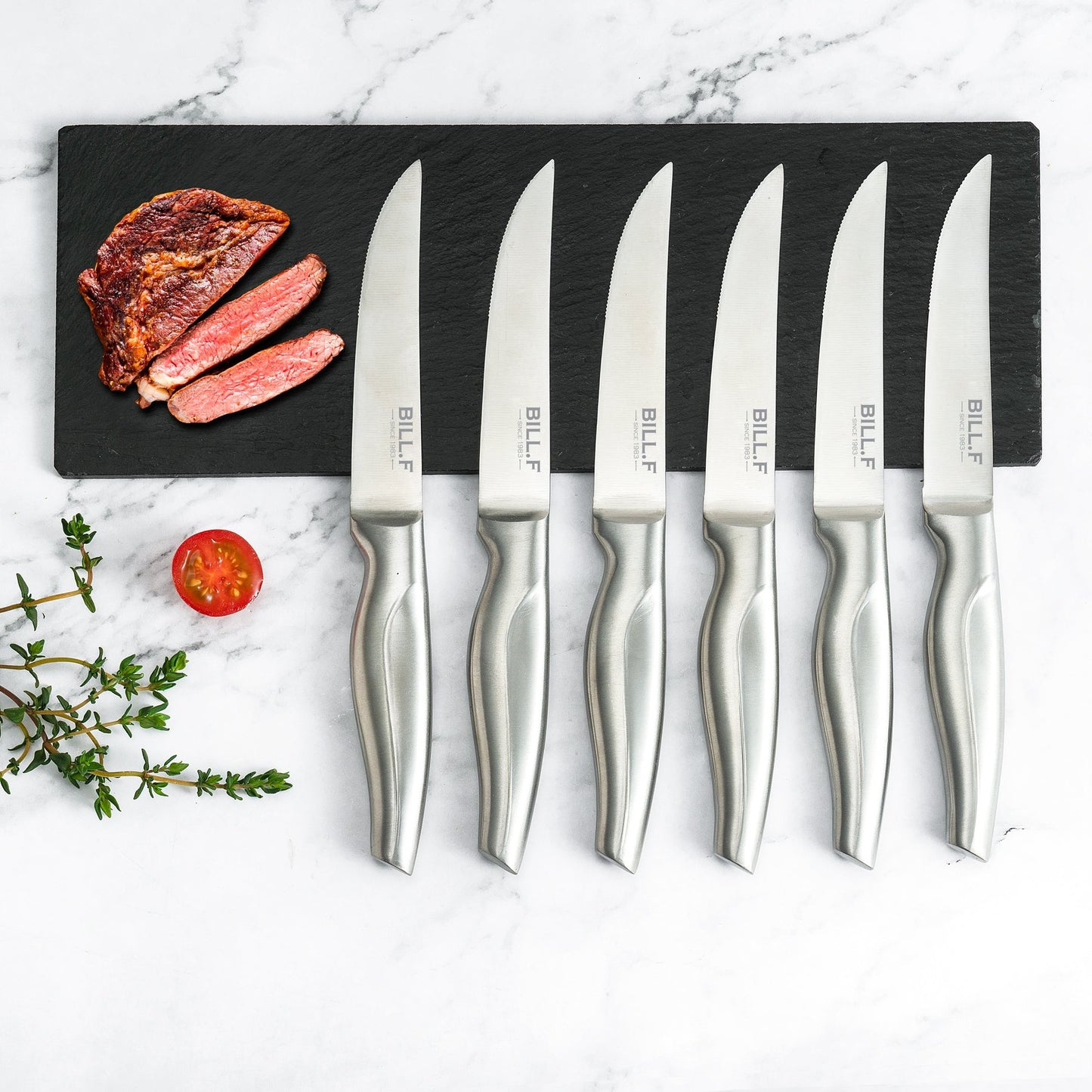 BILL.F 16 Pieces Kitchen Knife Sets with Block